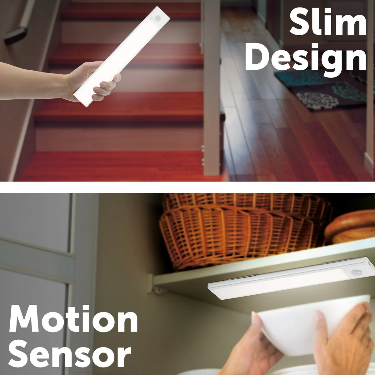 Arlec 40cm CCT Sensor Bar Light - Adjustable Colour Temp - Motion Detection - Image 3
