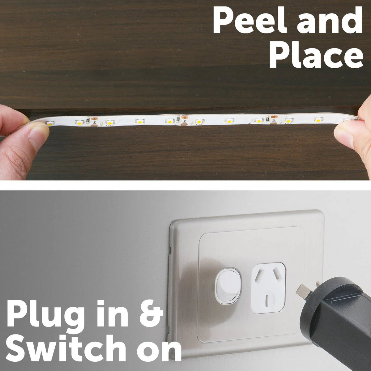 Arlec 5m LED Strip Light - 800lm - IP44 Weather Rated - Tri-Colour Modes - Image 5