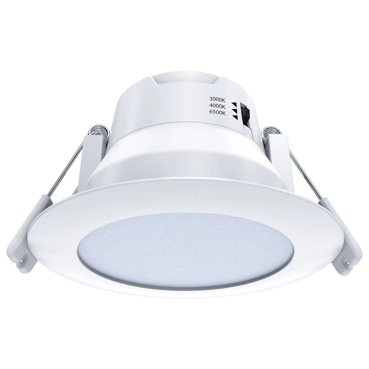 Arlec 6W Tri Colour Dimmable LED Downlight - 107mm - White - Easy Installation
