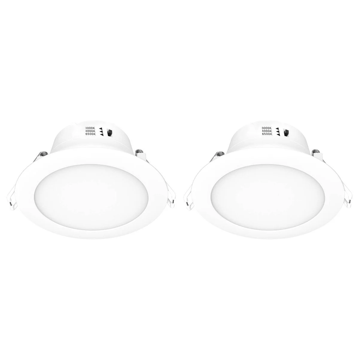 Arlec 9W Dimmable LED Downlight 92mm Tri Colour 2 Pack - Easy Installation - Image 2