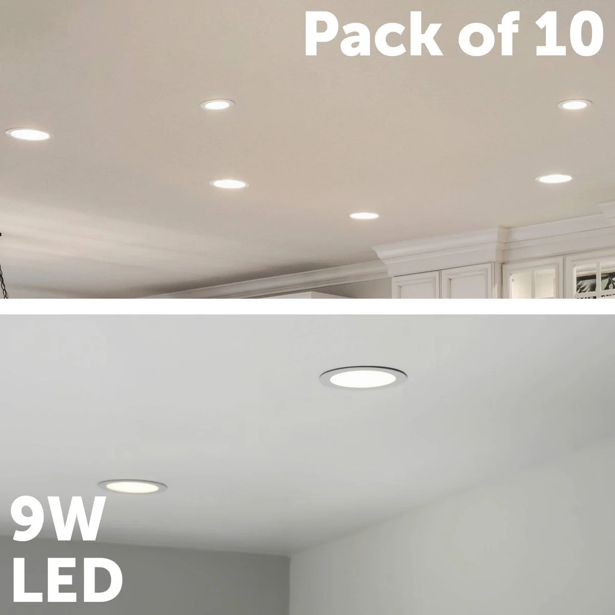 Arlec 9W Tri Colour Dimmable LED Downlight 92mm - 10 Pack - Easy Install - Image 4