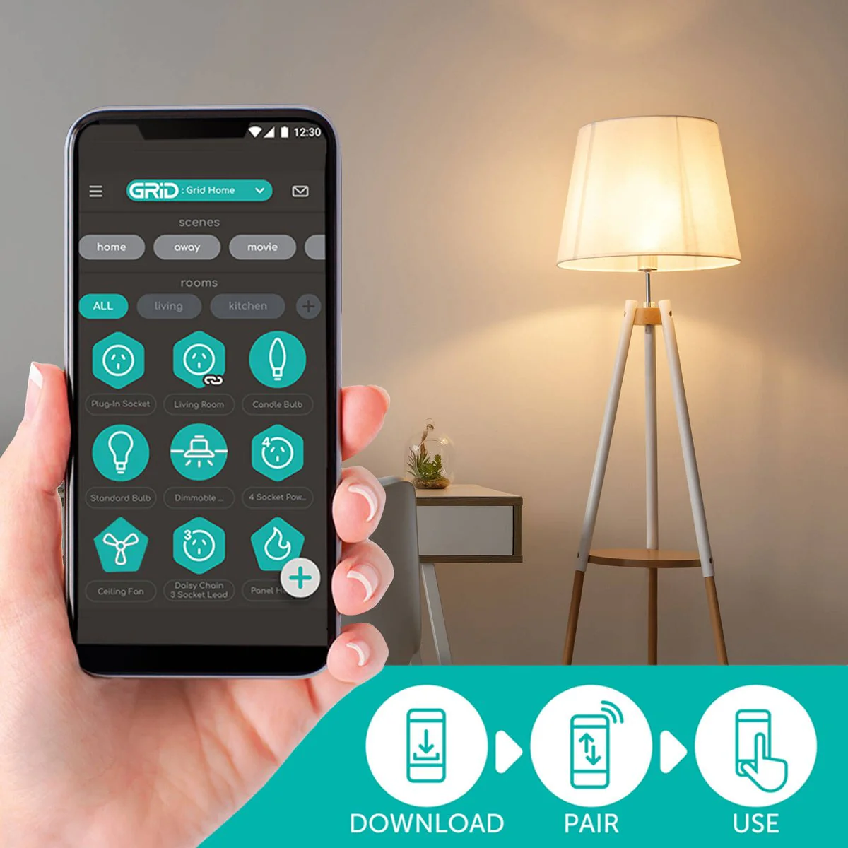 Arlec B15 LED Globe 5.5W 470lm RGB Colour Mode - Smart Home Automation - Image 4