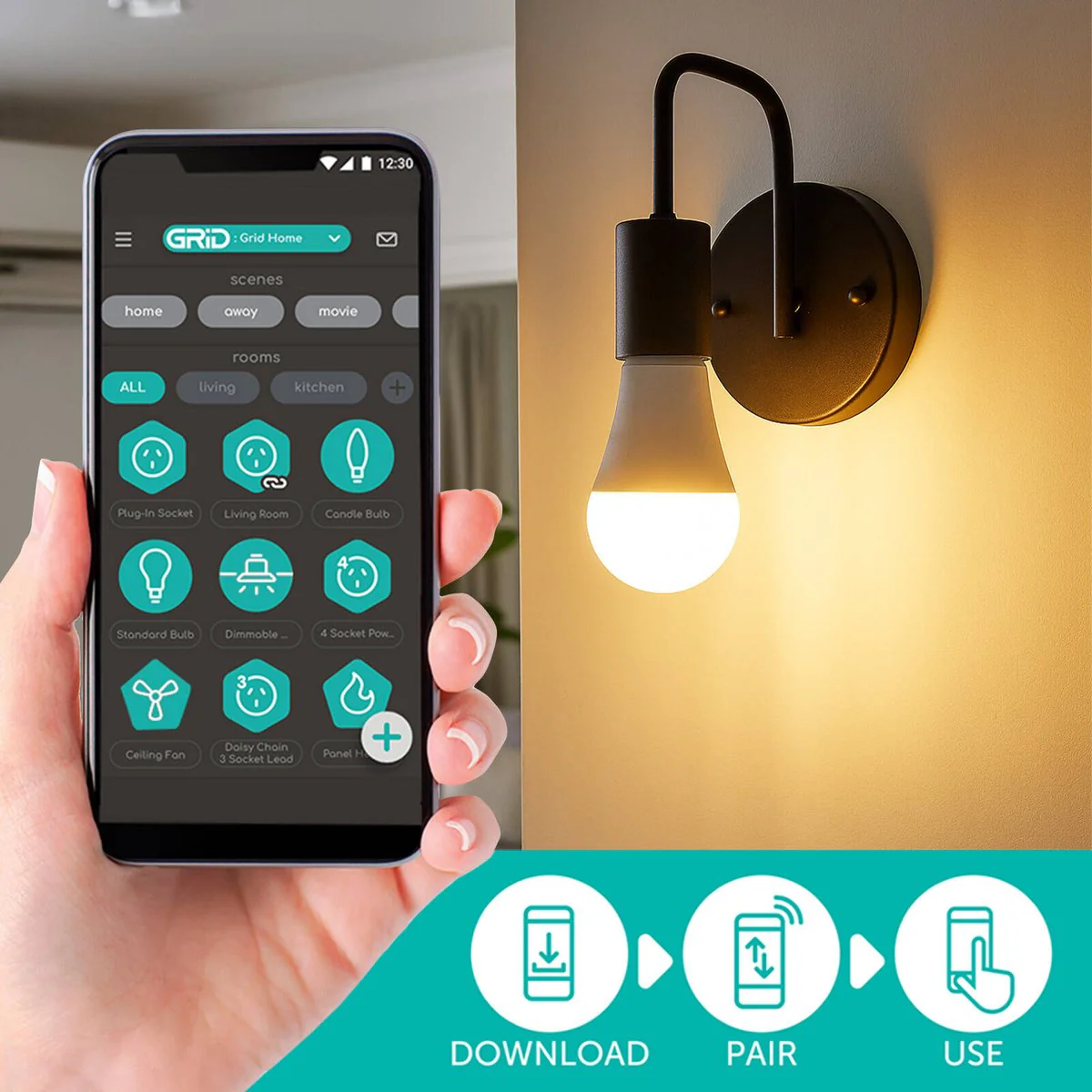 Arlec E27 LED Globe 1050lm 12W - Smart Colour Mode - Grid Connect - Image 5