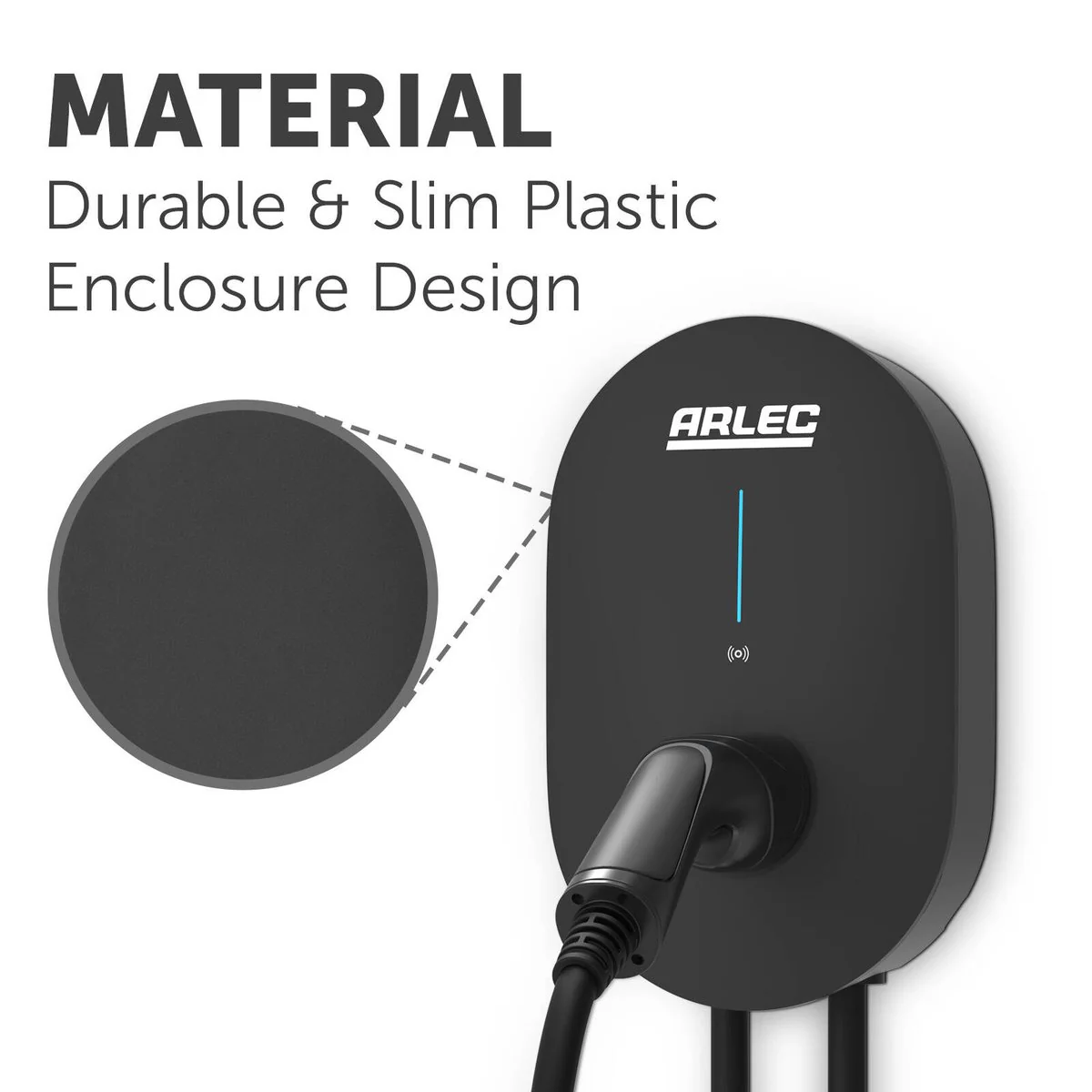 Arlec EV Charger - 7kW 32A Single Phase Type 2 Connector - 5m Cable - IP55 - Image 4