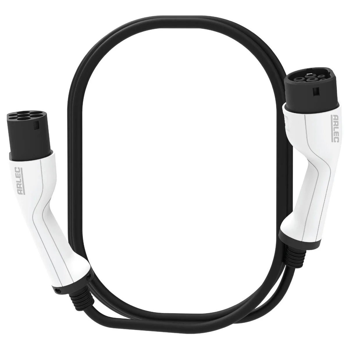 Arlec EV Charging Cable - 7m - IP65 - 11kW 16A - Type 2 Connector - Black/White
