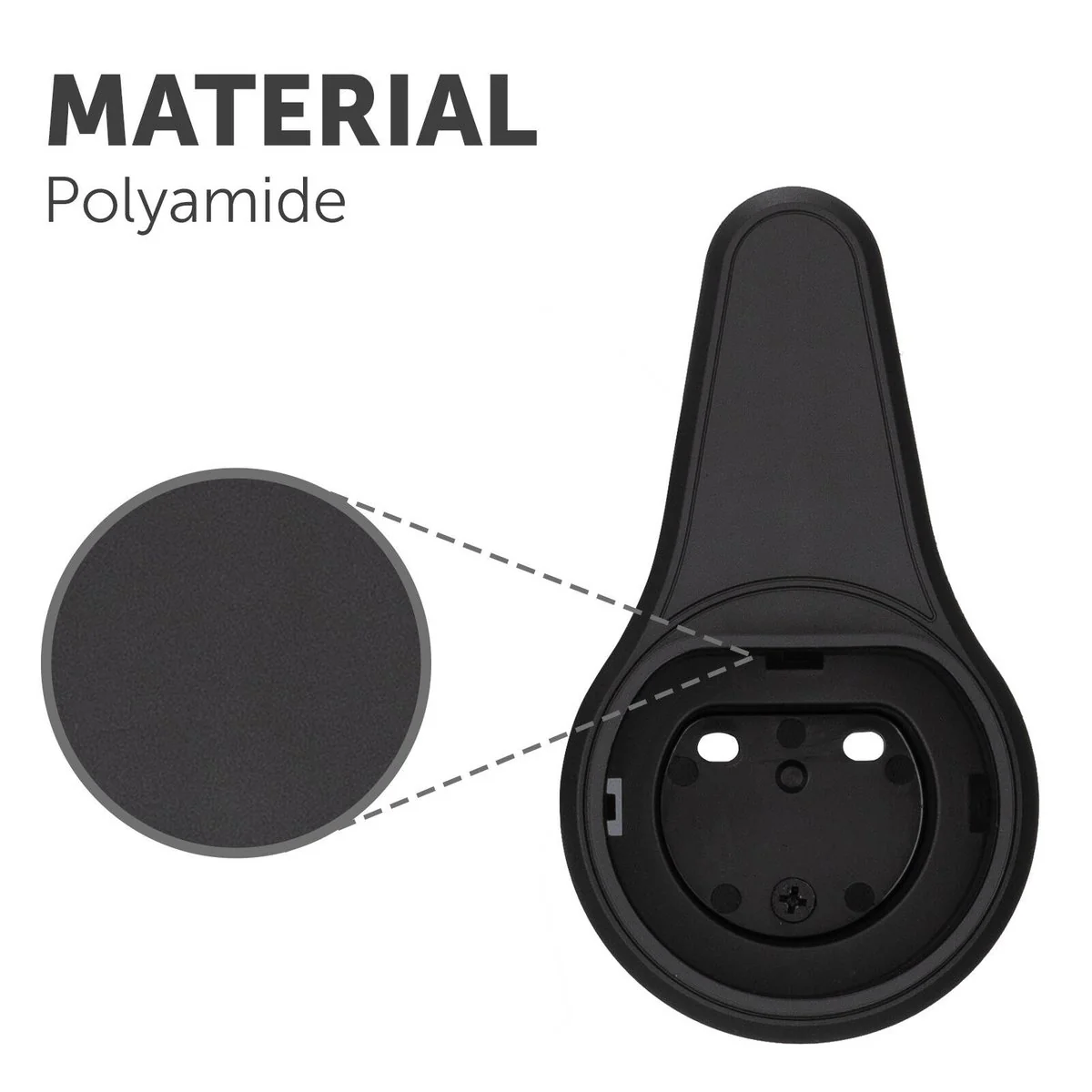 Arlec EV Wall Mount Type 2 Connector Cable Holder - 90mm x 140mm x 80mm - Black - Durable Cable Management - Image 4