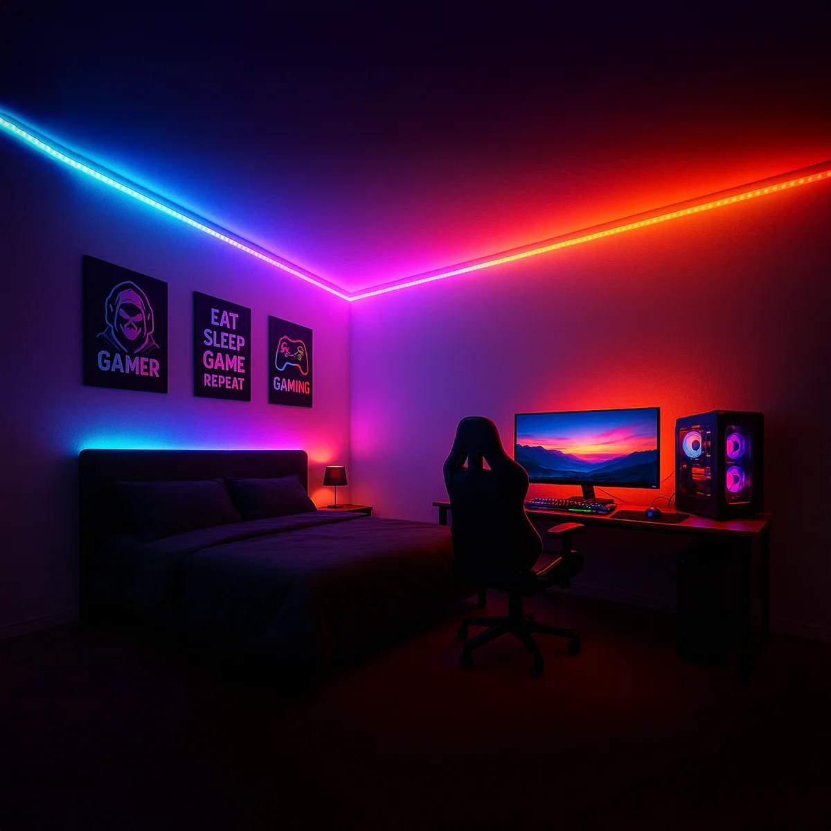 Arlec Grid Connect Smart 5m RGBW Strip Light - 60 LEDs - Flexible - Wi-Fi Control - Image 2