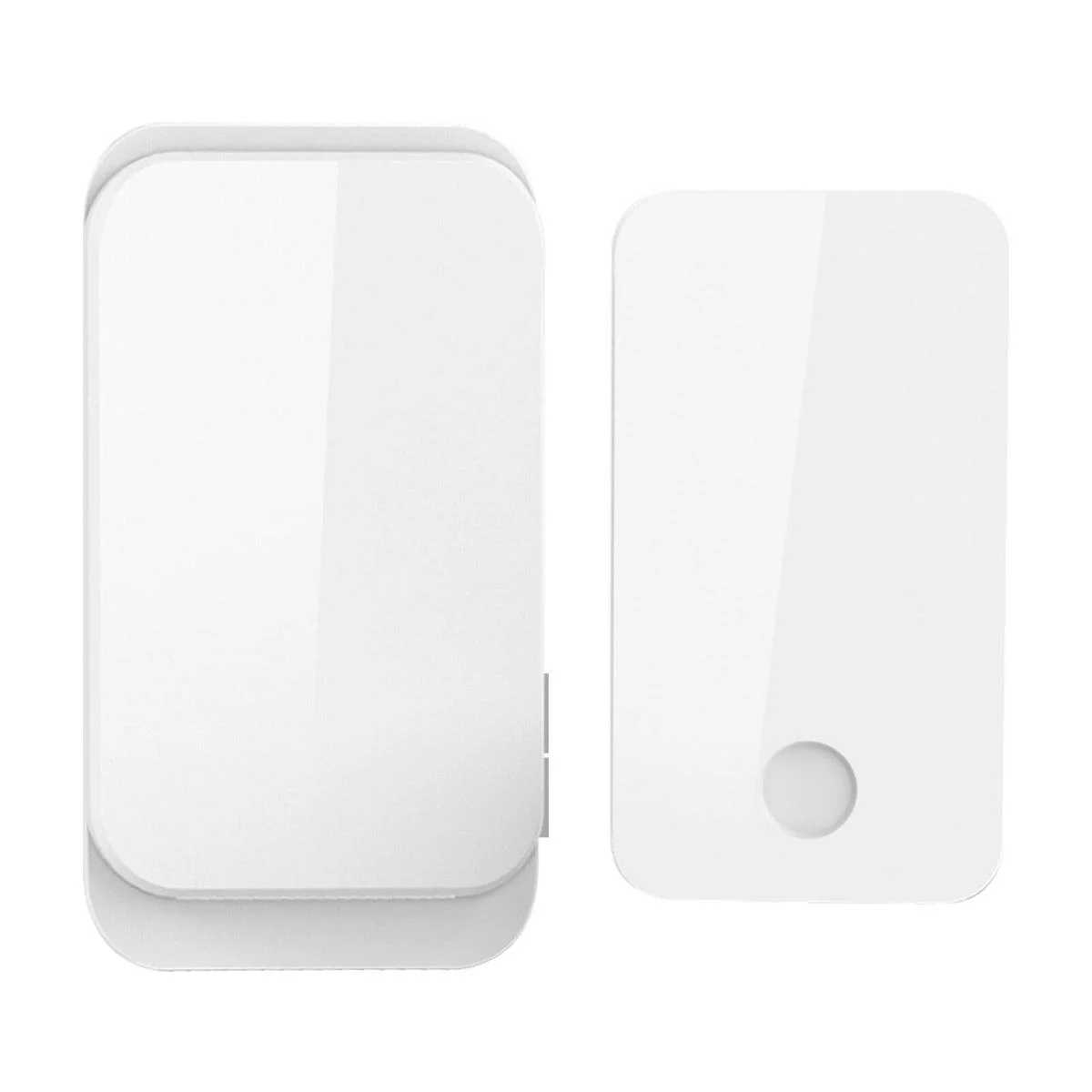 Arlec Plug in Door Chime - 100m Wireless Kinetic Push Button - White - Weatherproof - 38 Chime Tones