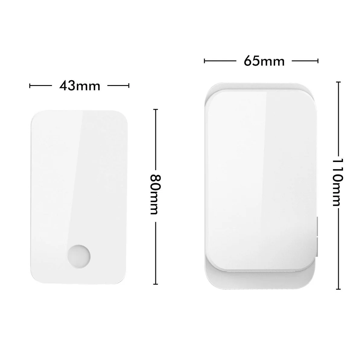 Arlec Plug in Door Chime - 100m Wireless Kinetic Push Button - White - Weatherproof - 38 Chime Tones - Image 4