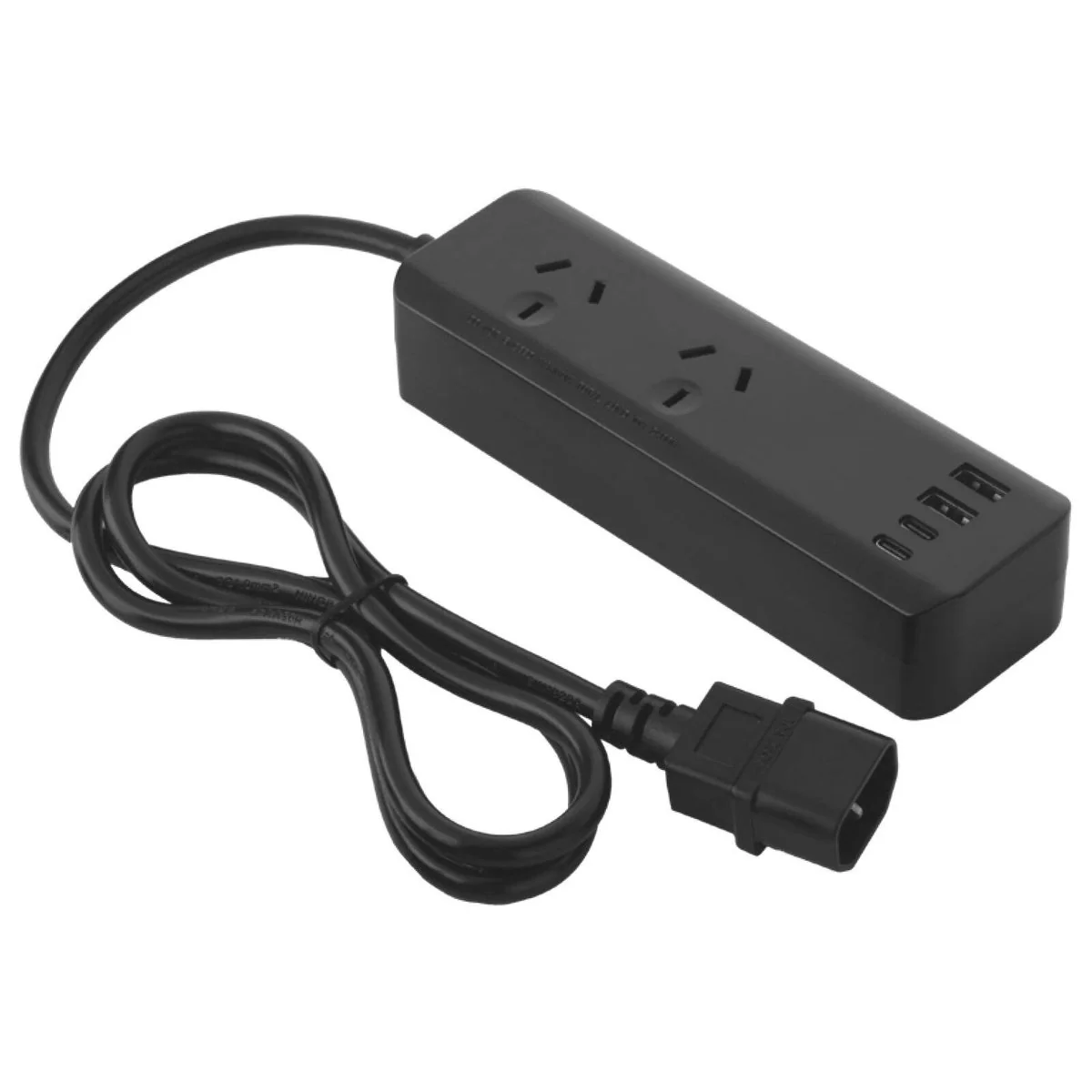 Arlec Powerboard Travel Adaptor Kit - 2 Outlets - PD30W USB C - Black - Image 4