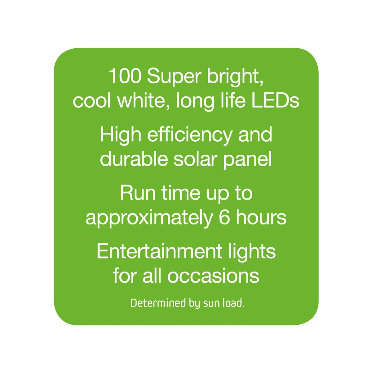 Arlec 10m Cool White Solar Powered Thin LED Rope Light - 100 LEDs - Image 5
