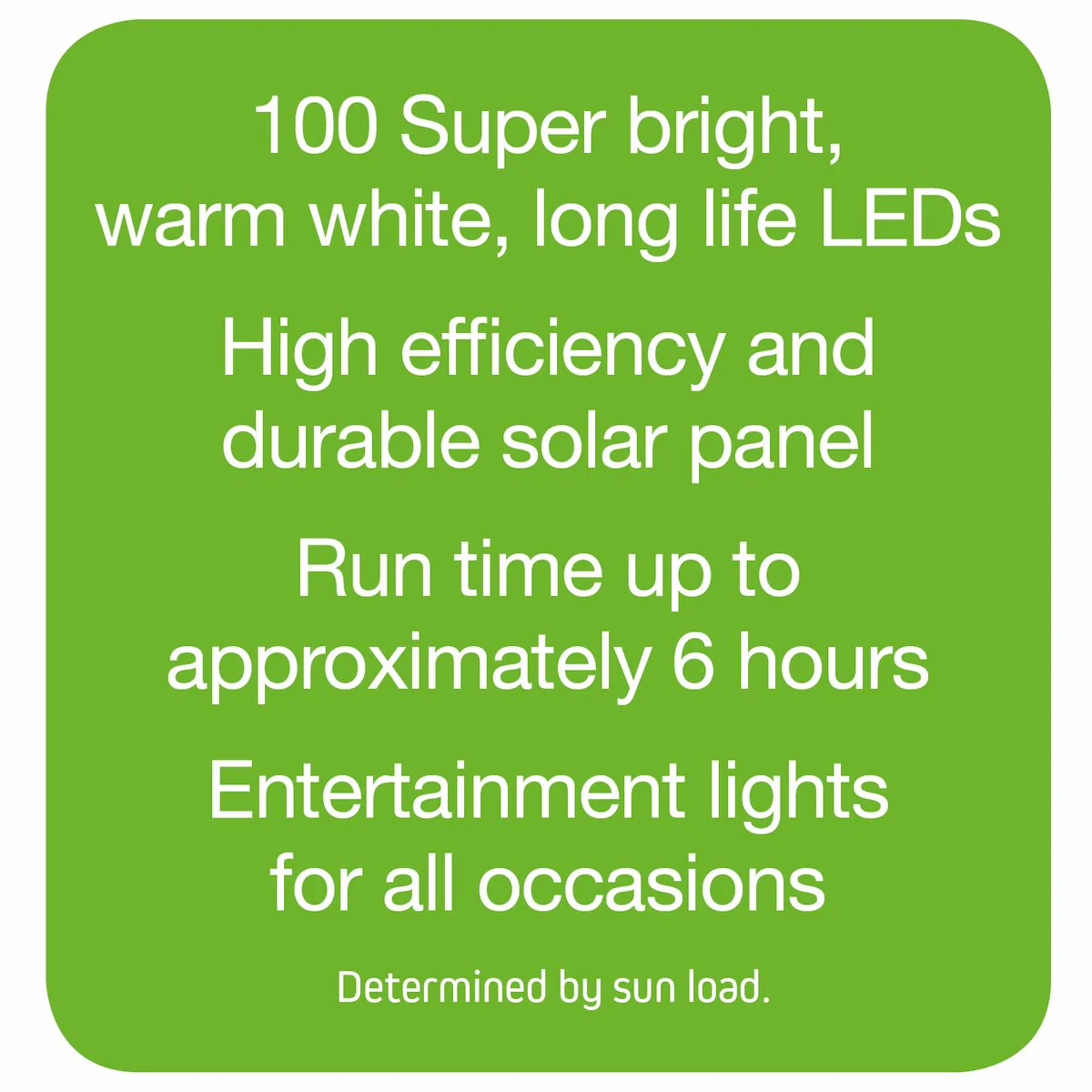 Arlec 10m Warm White Solar Powered Thin LED Rope Light - 100 LEDs - Image 5