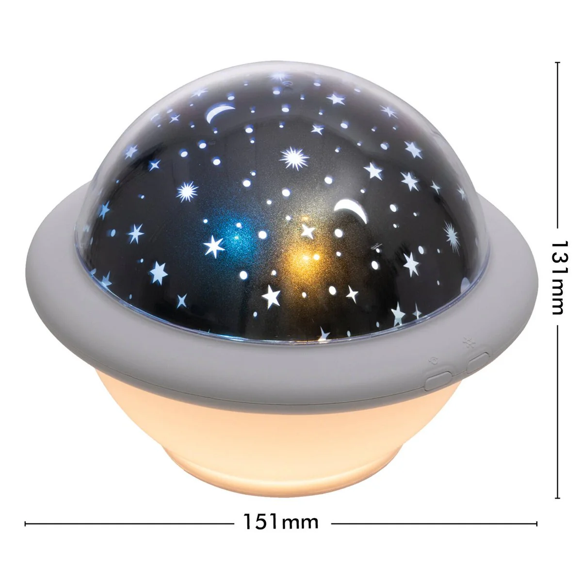 Arlec UFO LED Projector Night Light - 150mm x 130mm - White - 6 Functions - Image 5