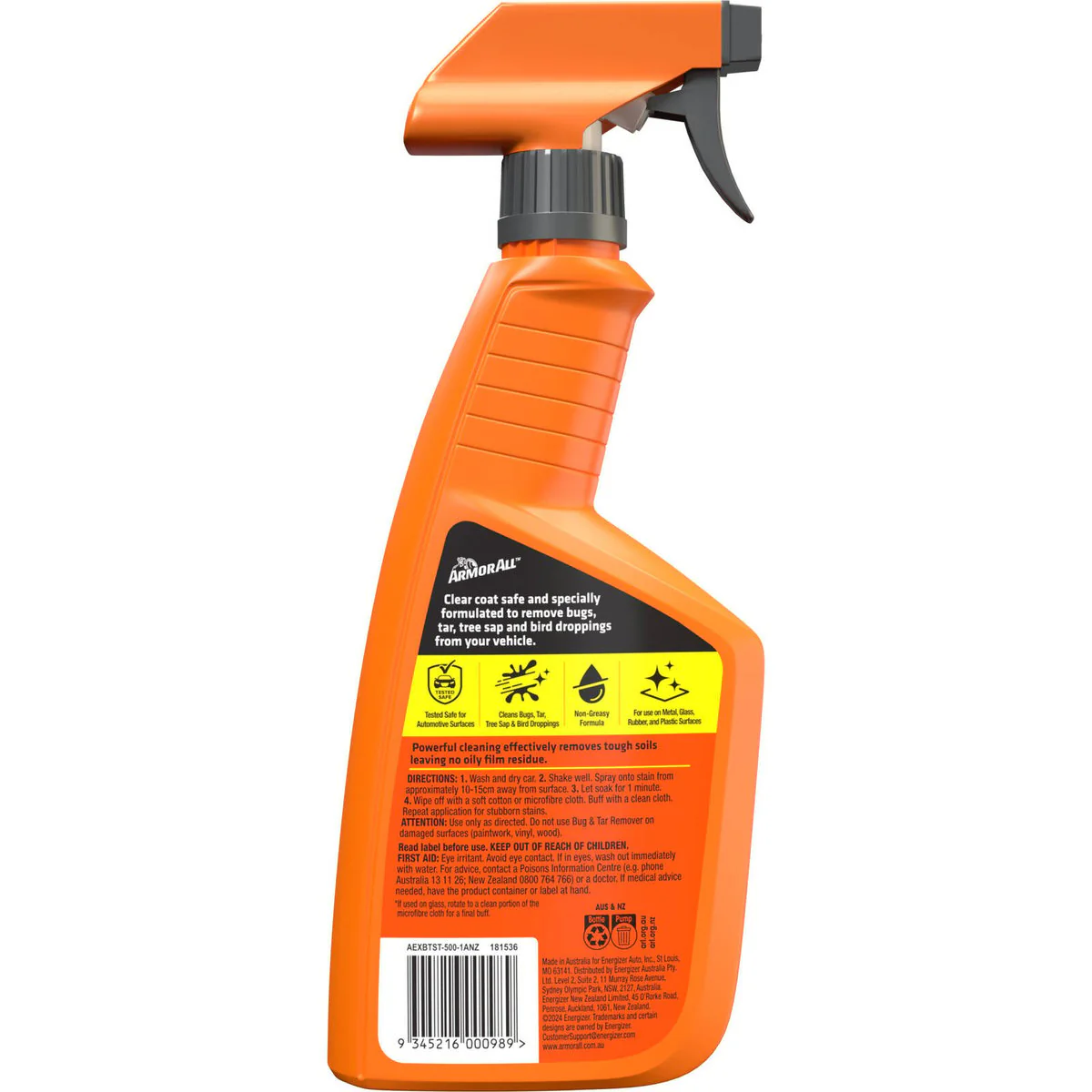 Armor All Bug Tar Remover - 500 mL - Cleans Bugs, Tar & Grime - Image 2