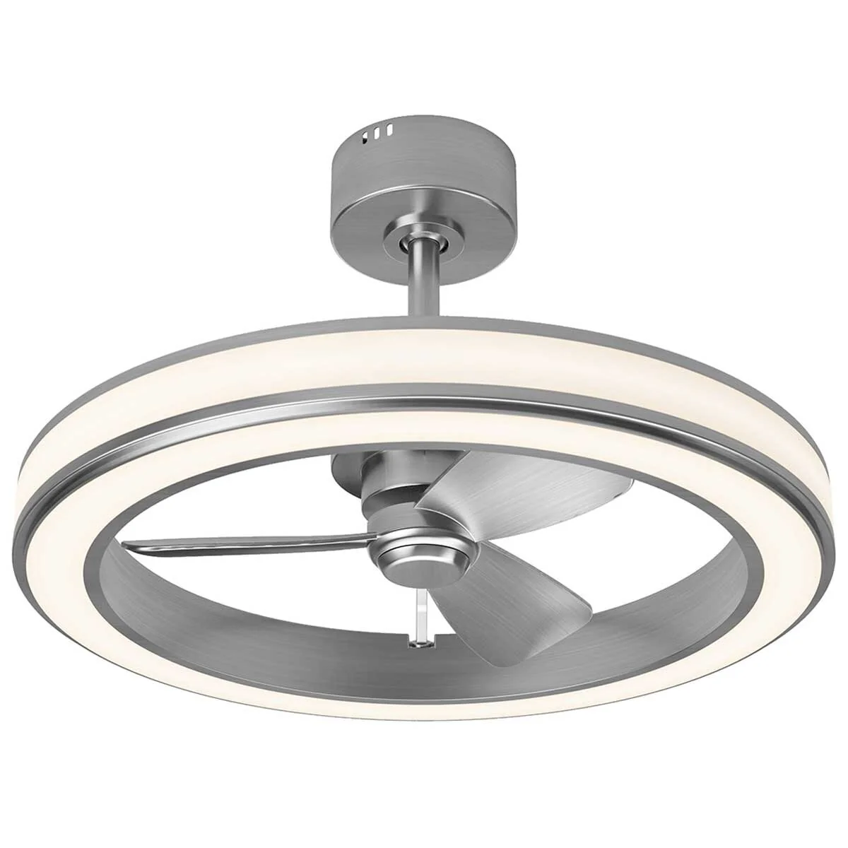 Artika Quiet Edwin LED Ceiling Fan With Remote FAN-SUR-C6SL Brushed Nickel