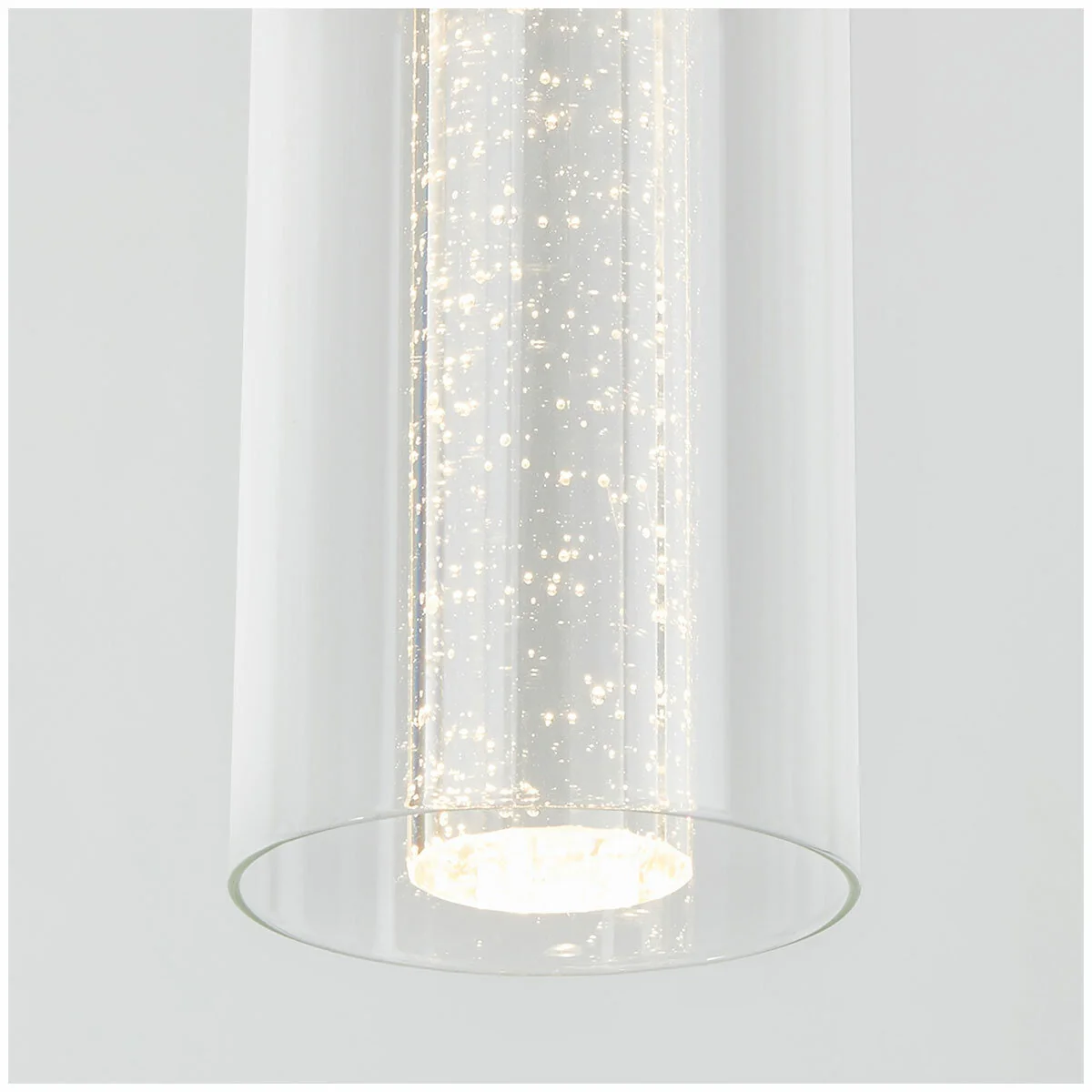 Artika Essence 1L 3CCT LED Pendant Light OME1LB-C6 Chrome Bubble Glass - Image 5