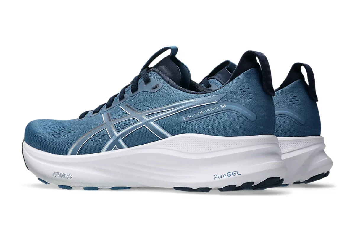 ASICS Men's Gel-Kayano 32 Running Shoes Winter Sea/Midnight - Image 5