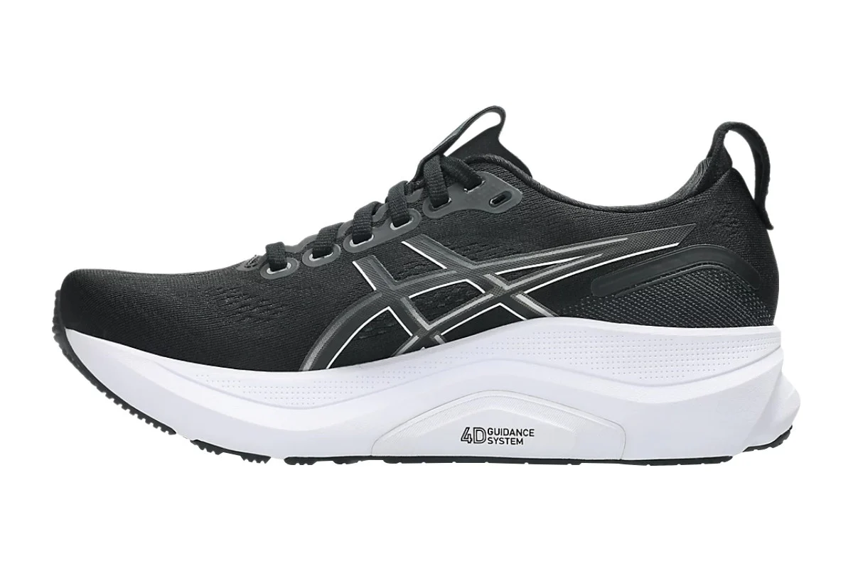 ASICS Women's Gel-Kayano 32 Running Shoes Black/White - Image 3
