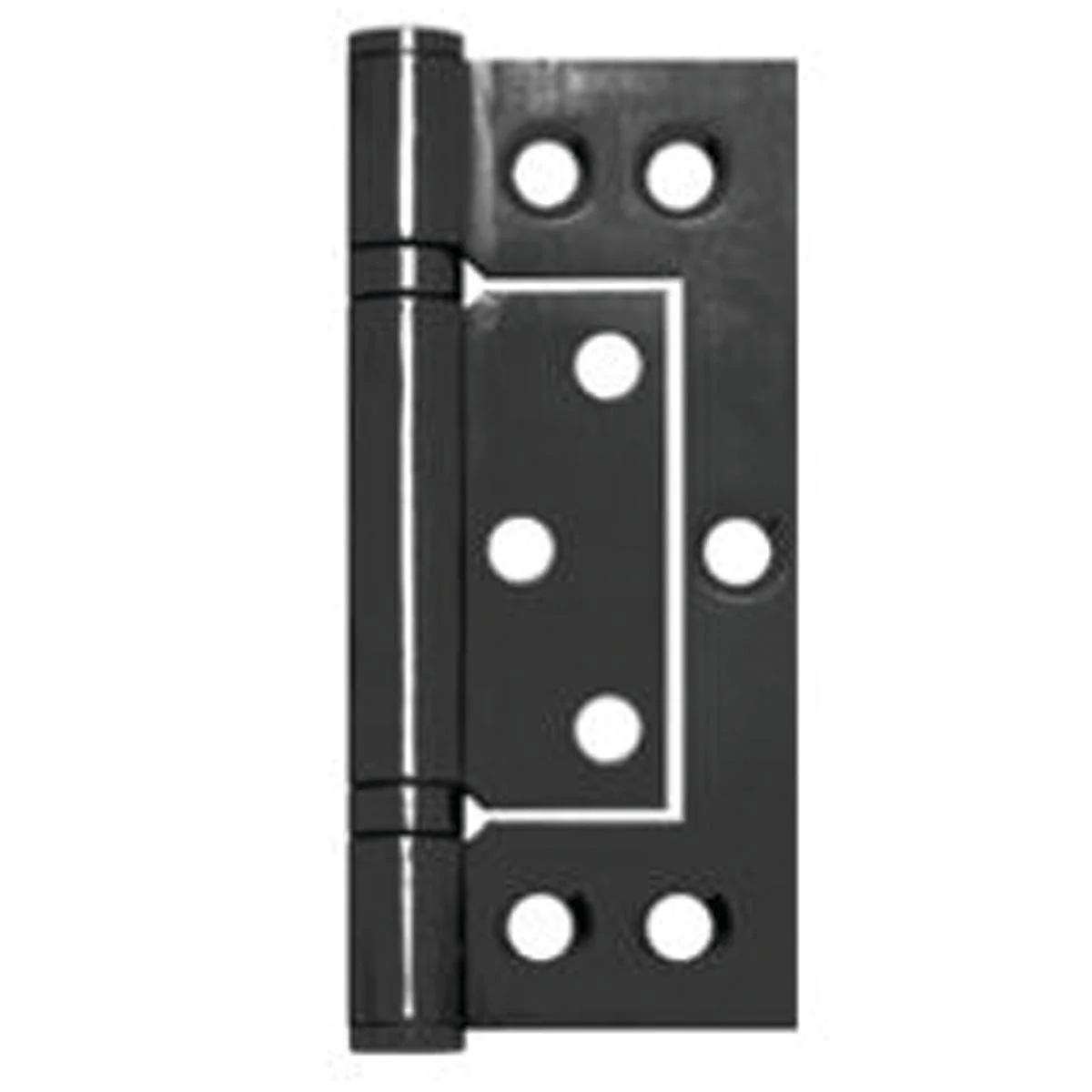 Austyle Black Stainless Steel Fast Fix Non Mortise Flush Hinge 100mm x 47mm x 2.5mm