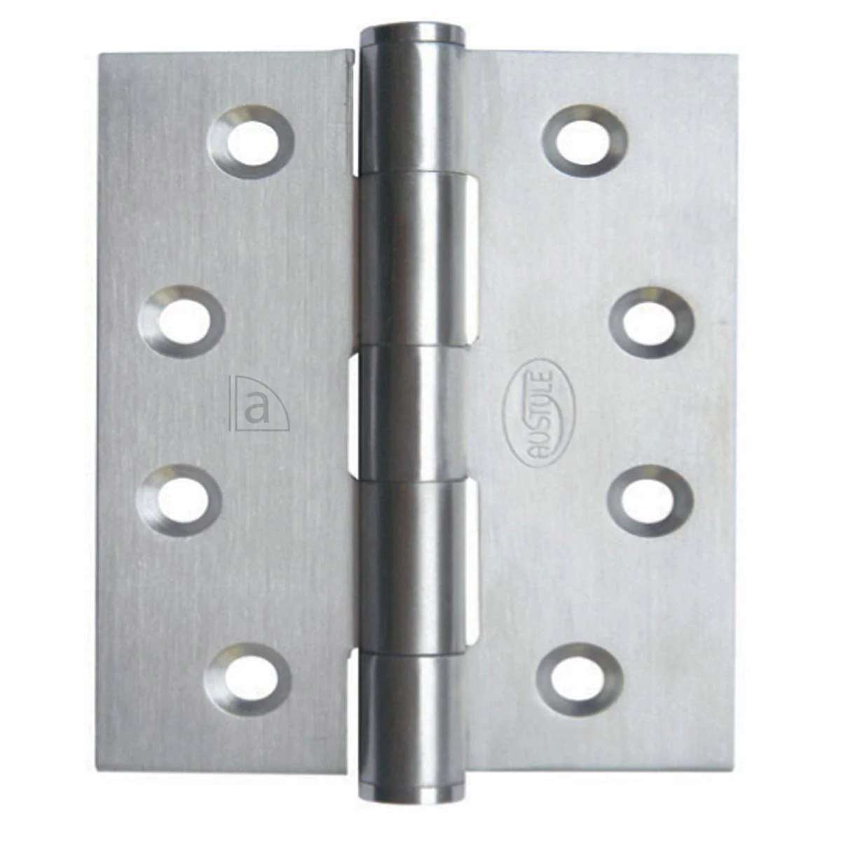 Austyle 304 Stainless Steel Fire Rated Fixed Pin Hinge 100mm x 75mm - 1 Pack