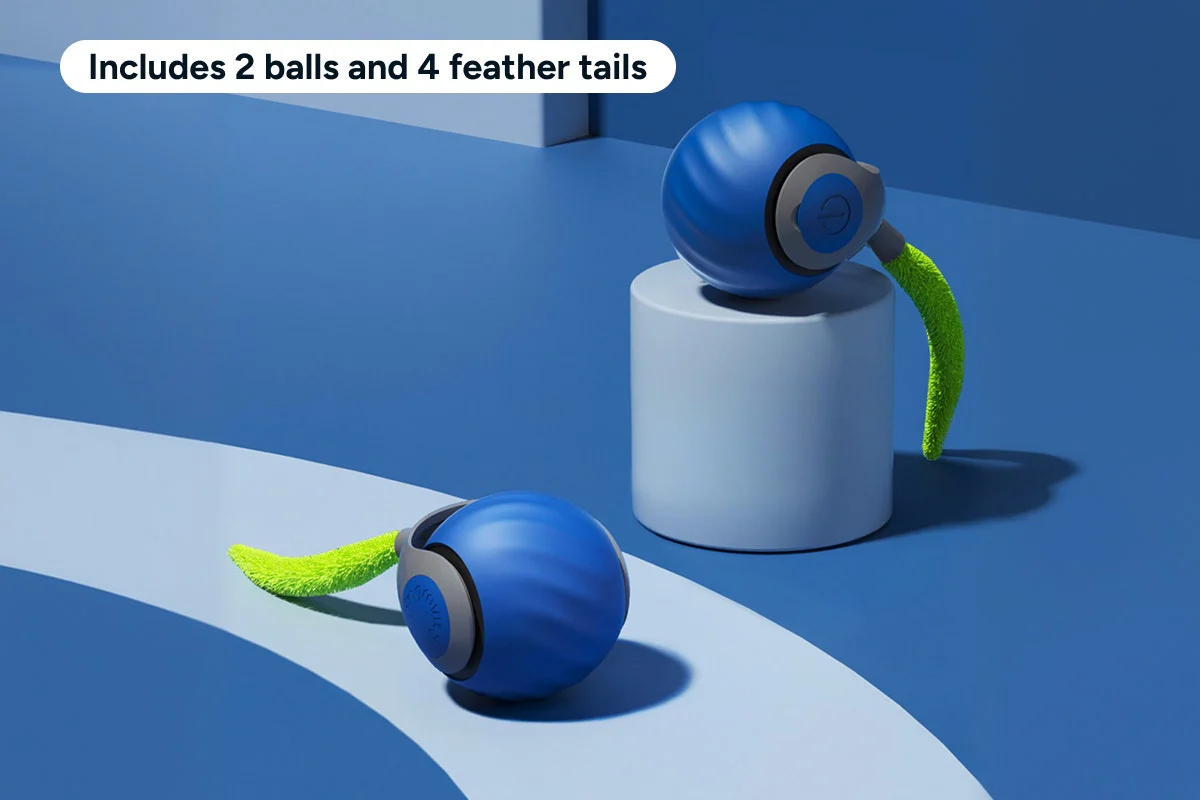 Automatic Toy Ball for Pets 2 Pack USB-C Rechargeable - Image 5