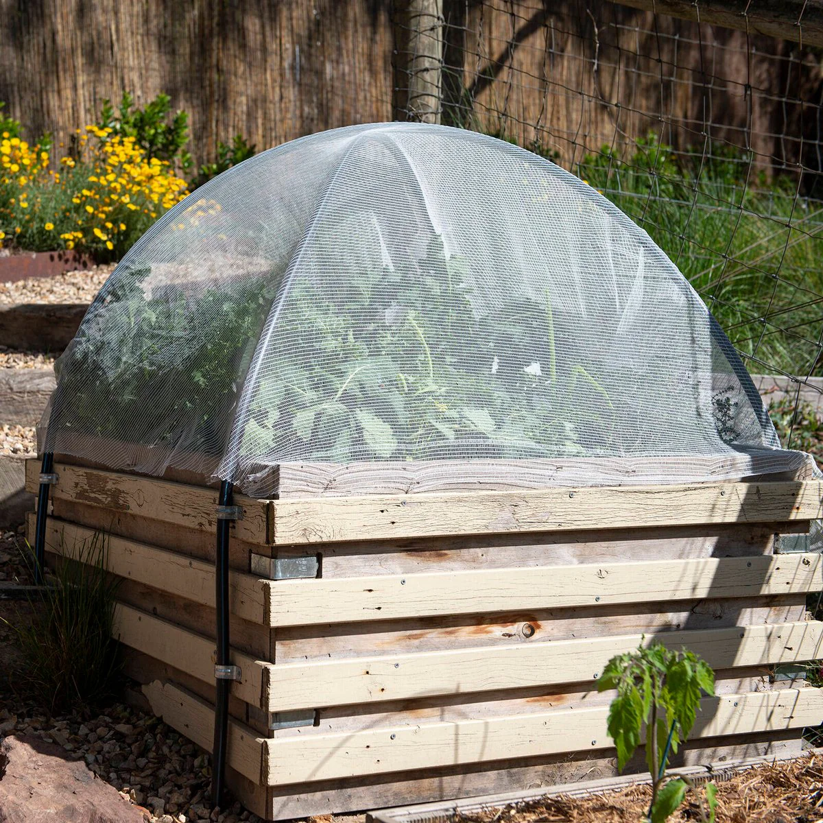 Backyard Farmer Anti Bird Net - 10 x 10m - 5mm - UV-Resistant - White - Easy Installation - Image 5