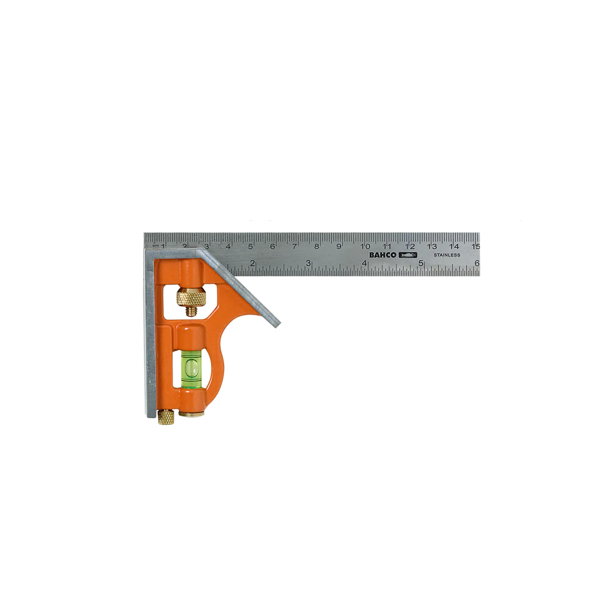 Bahco 150mm Sliding Combination Square - Metal Scriber - Precision Marking
