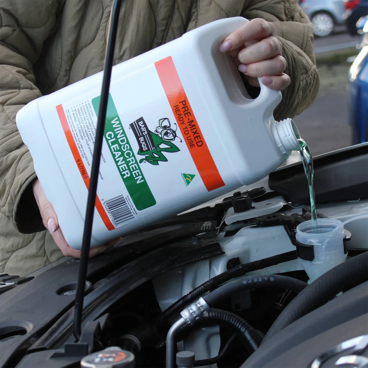 Bar S Bugs 5L Pre Mix Windscreen Cleaner - Green - Effective Grime Removal - Image 3