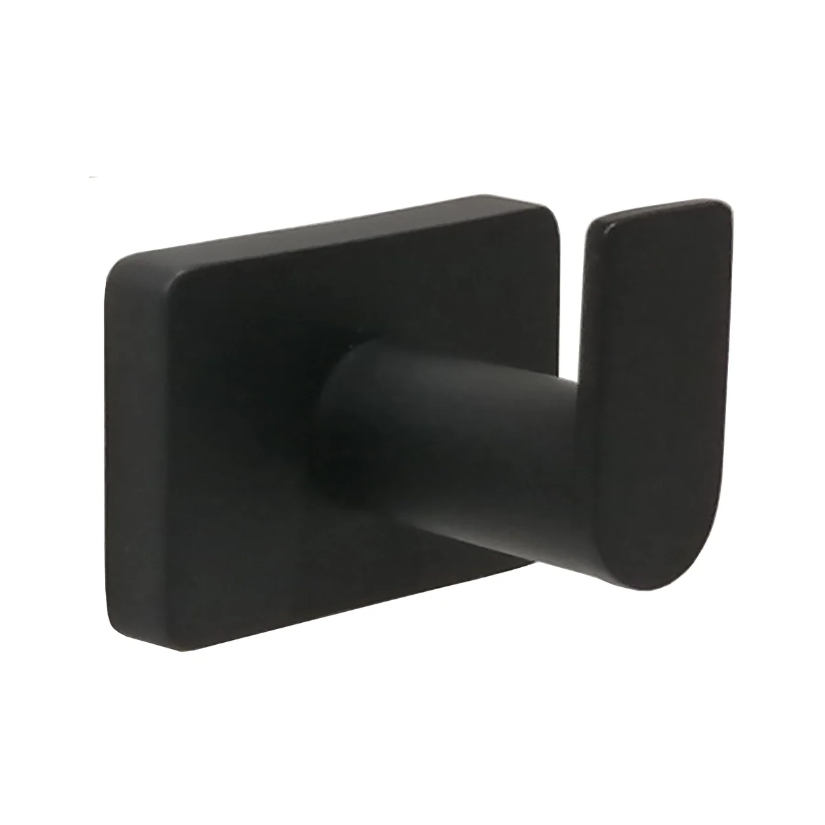 Barelli Single Bath Robe Hook 60mm x 51mm x 51mm Matte Black
