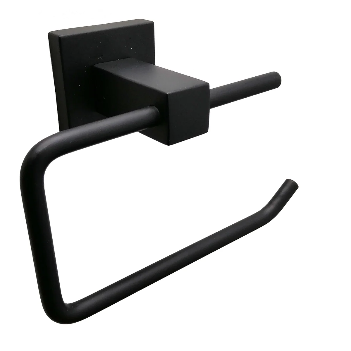 Barelli Piazza Matte Black Toilet Roll Holder - 1 Piece - 90mm x 145mm
