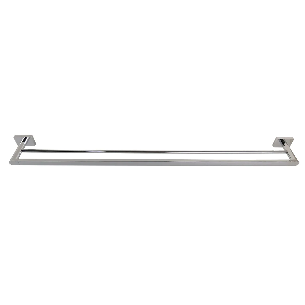 Barelli Rigoni Chrome Double Towel Rail 900mm - 2 Towel Capacity
