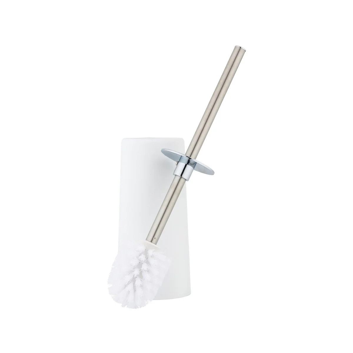 Barelli Toilet Brush - 29cm - Plastic - Matte White Design - Image 2