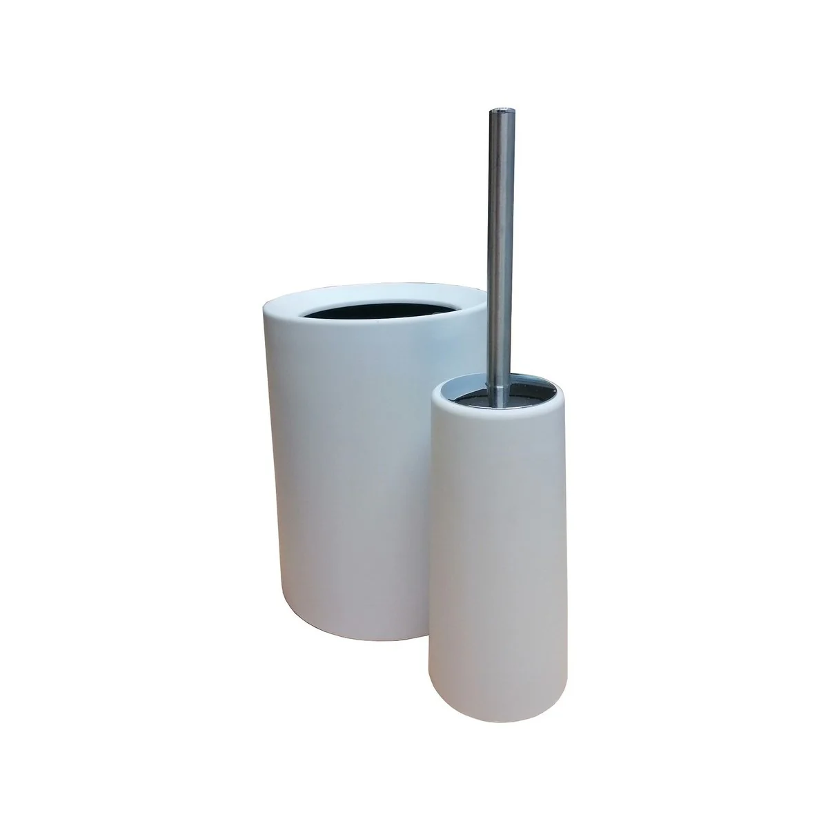 Barelli Toilet Brush - 29cm - Plastic - Matte White Design - Image 4