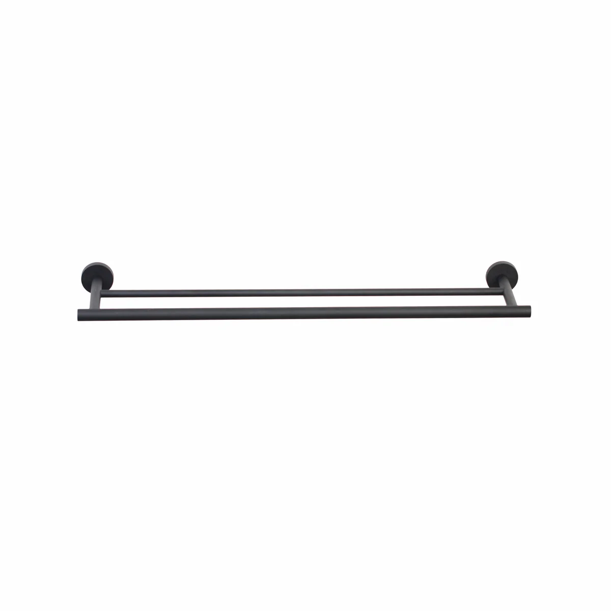 Barelli Toscana Double Towel Bar 60cm - Matte Black - Durable & Stylish