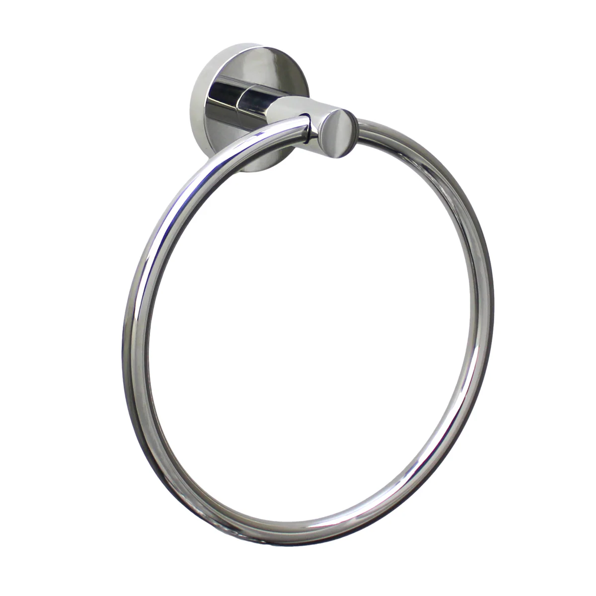 Barelli Toscana Towel Ring - Polished Chrome - 200mm x 150mm - Durable Design