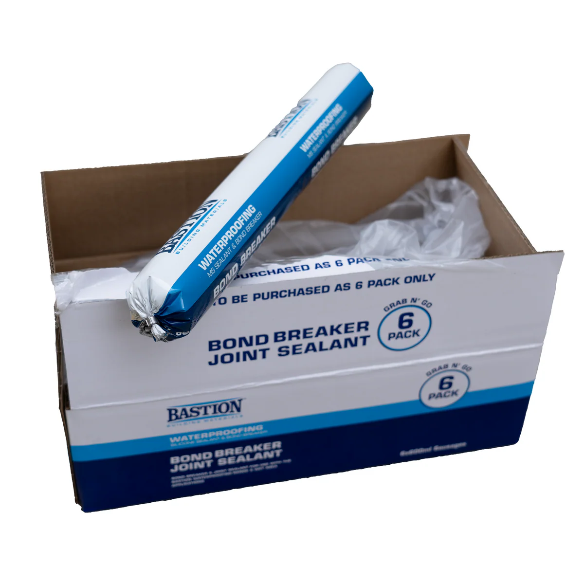 Bastion Bond Breaker Joint Sealant 600ml 6 Pack - Waterproofing Flexibility