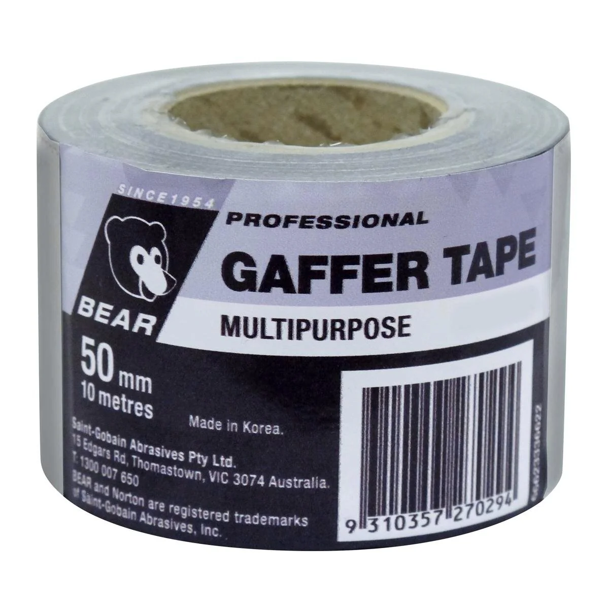 Bear Multipurpose Gaffer Tape - 50mm x 10m - Cloth - Heavy Duty