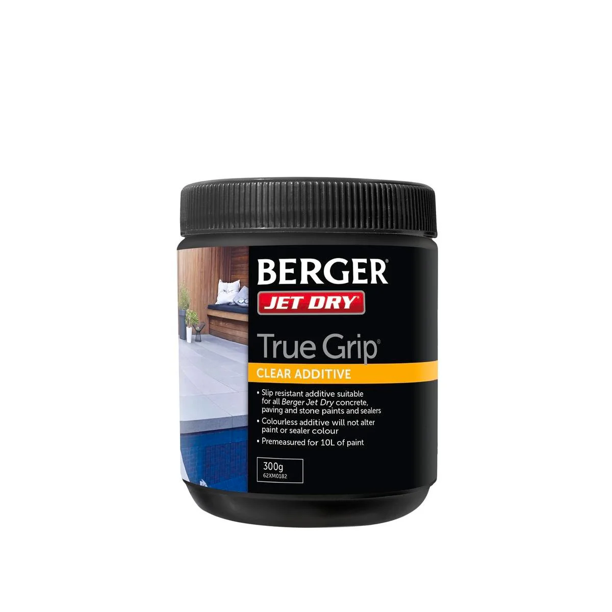 Berger Jet Dry True Grip - 300g - Polymeric Bead - Slip Resistant