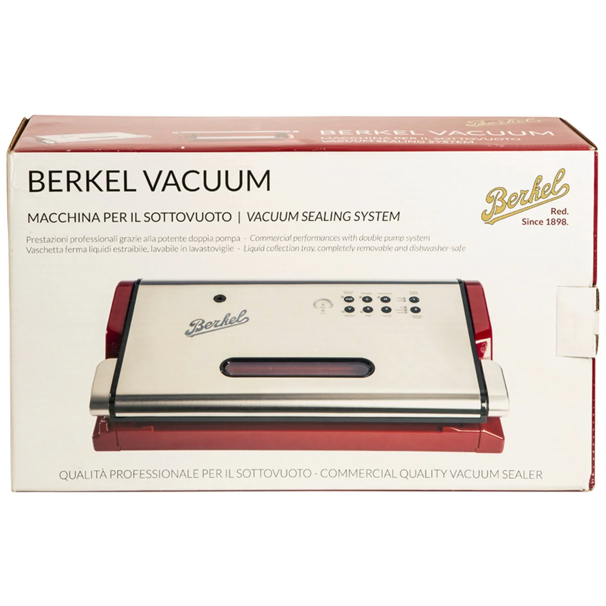 Berkel Compact Benchtop Vacuum Machine 140W 240V BKL09-8799-6000 Red - Image 4