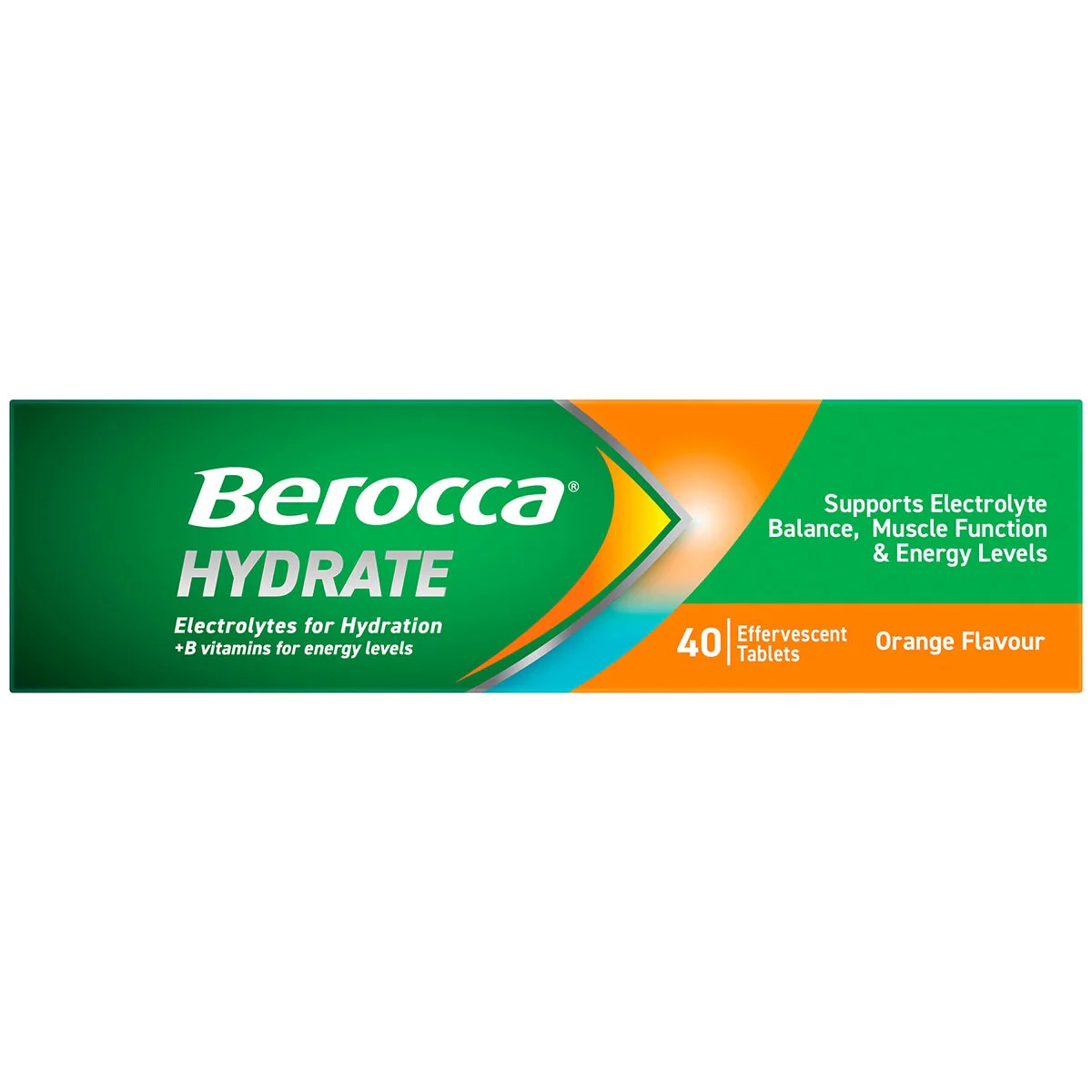Berocca Hydrate Orange Electrolyte Effervescent Tablets 2 x 40 - Image 6