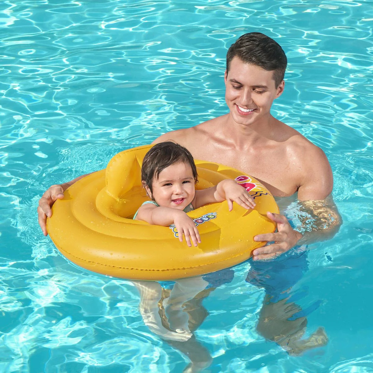 Bestway Swim Safe Wondersplash Round Baby Boat - 1 Seat - 640mm x 240mm - Infant Float - Image 2