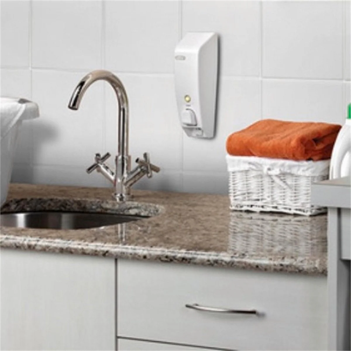 Better Living Soap Dispenser - 430ml - ABS Plastic - Wall Mount - Image 2