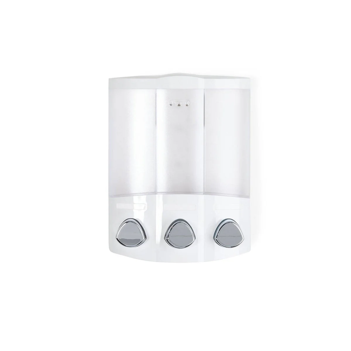 Better Living Trio Shower Dispenser - 3 x 435ml - White - Clutter-Free
