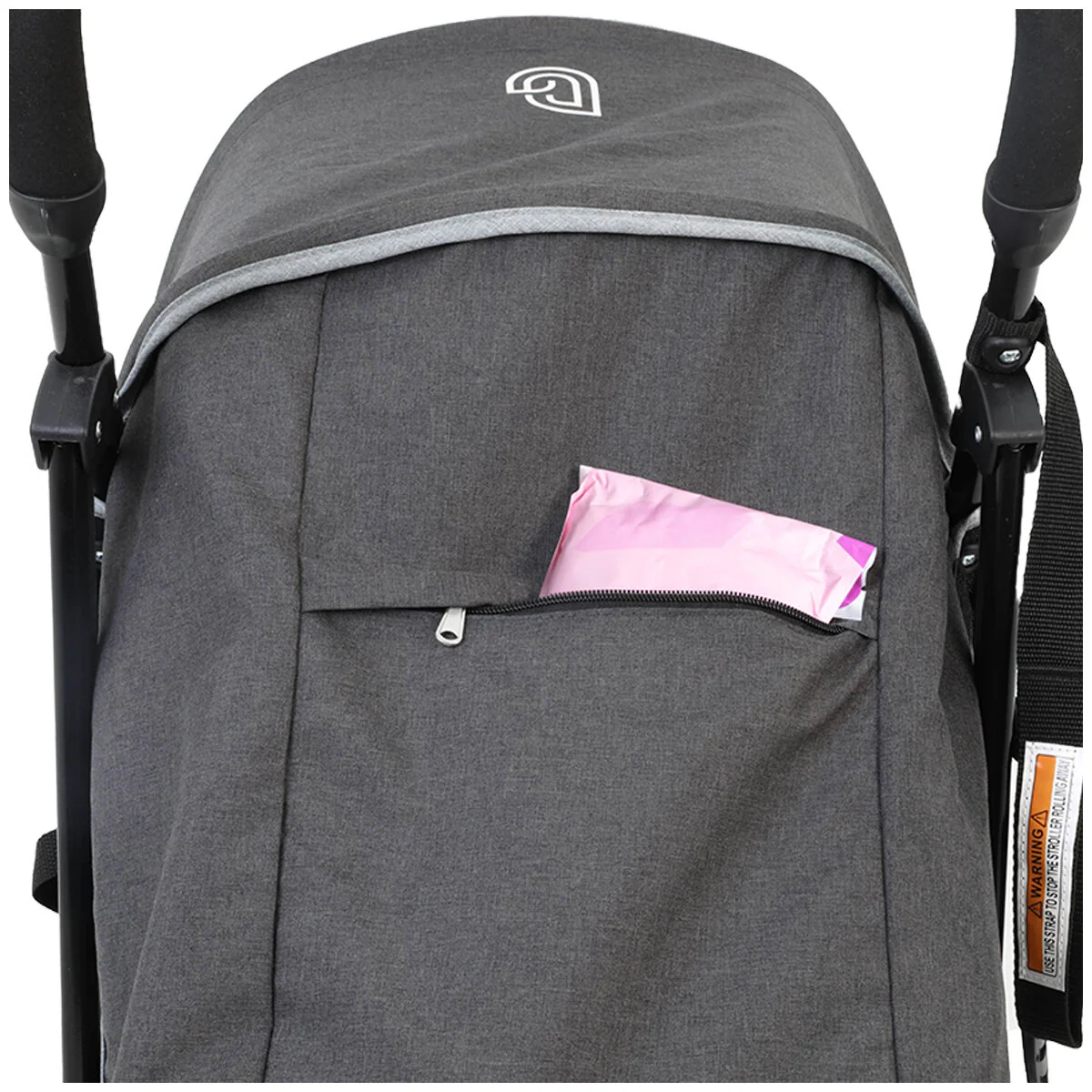 Betti Granny Stroller B-GRANNY-BLK Black Polyester Lightweight - Image 11