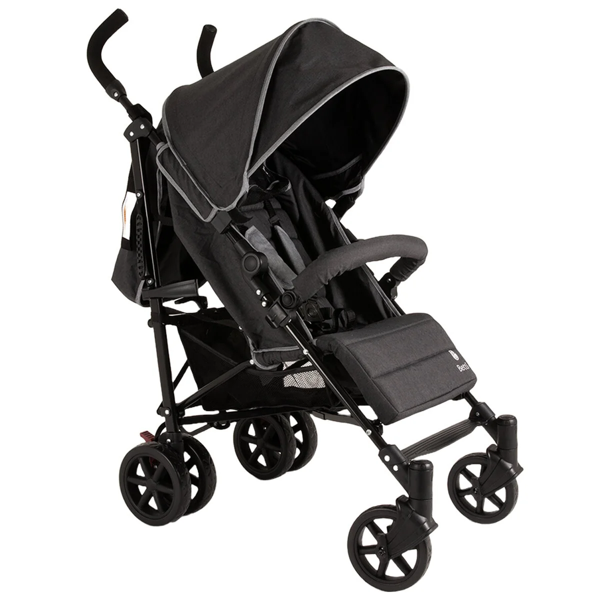 Betti Granny Stroller B-GRANNY-BLK Black Polyester Lightweight - Image 3