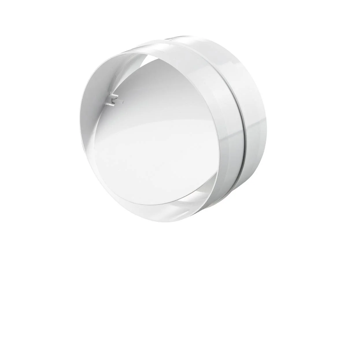 Blauberg Inline Backdraft Damper - 125mm - ABS Plastic - DIY