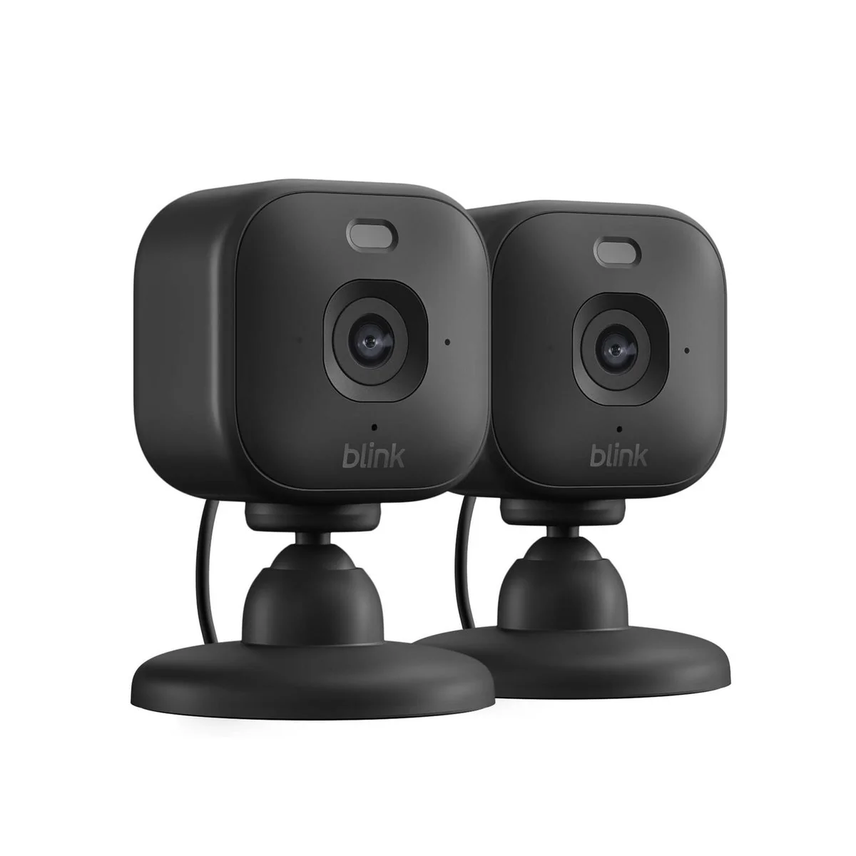 Blink Mini 2K Security Camera Black 2 Pack - 2K Video - Two-Way Audio - Indoor/Outdoor