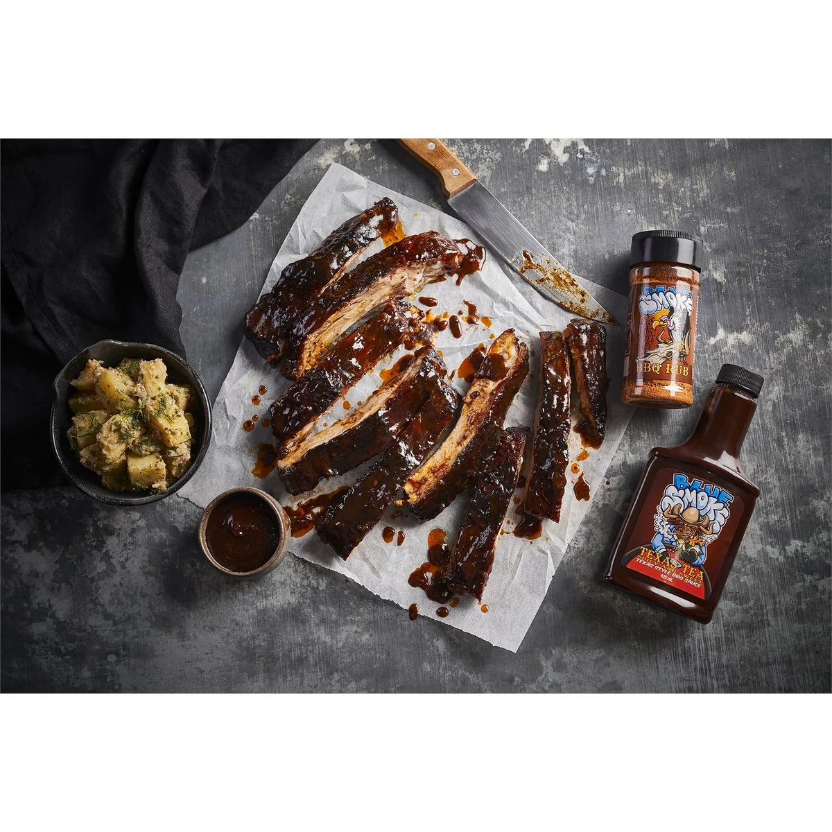 Blue Smoke BBQ Rub - 165g - Gluten Free - Texas Flavor - Image 4