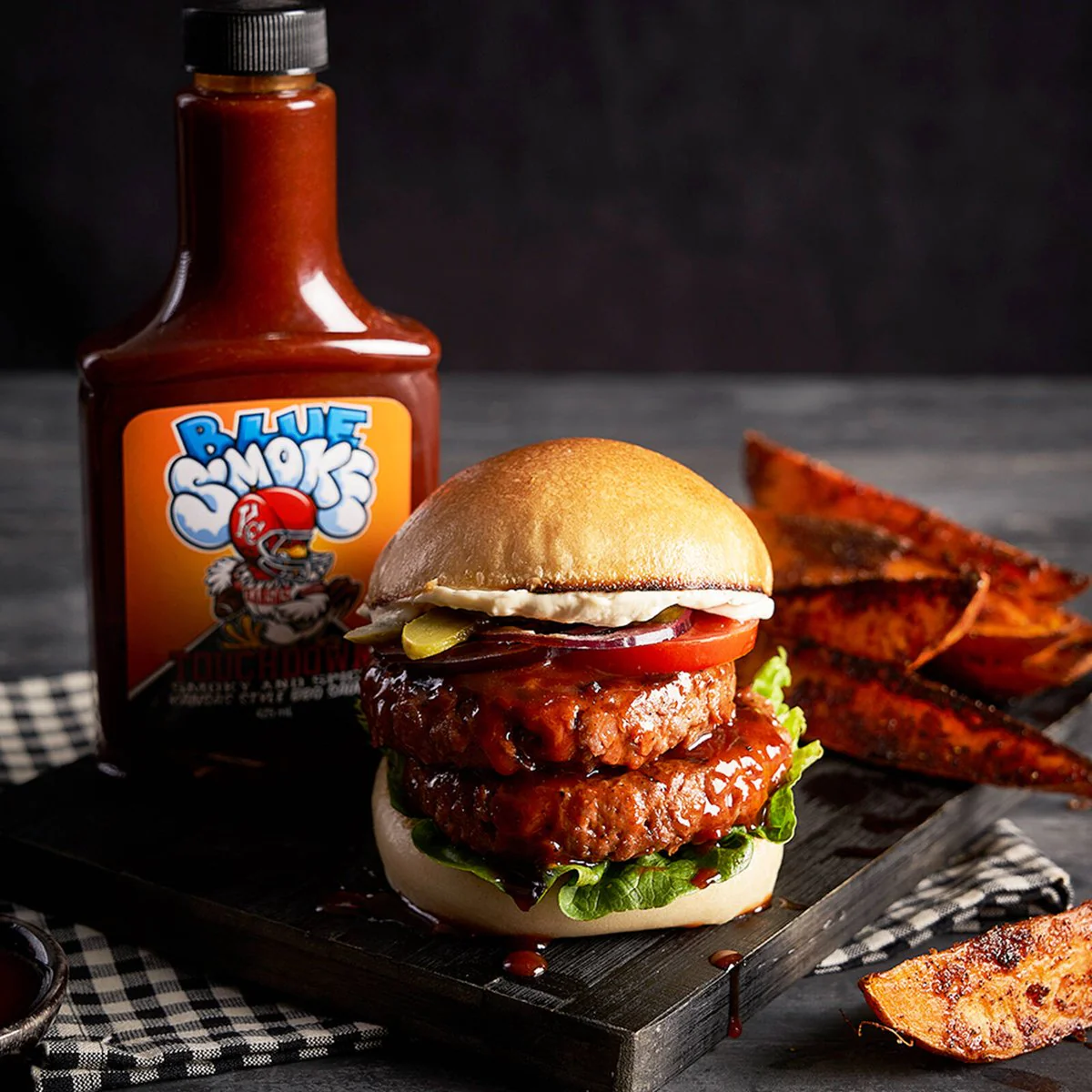 Blue Smoke BBQ Sauce - 425ml - Gluten Free - Kansas Flavour - Image 3