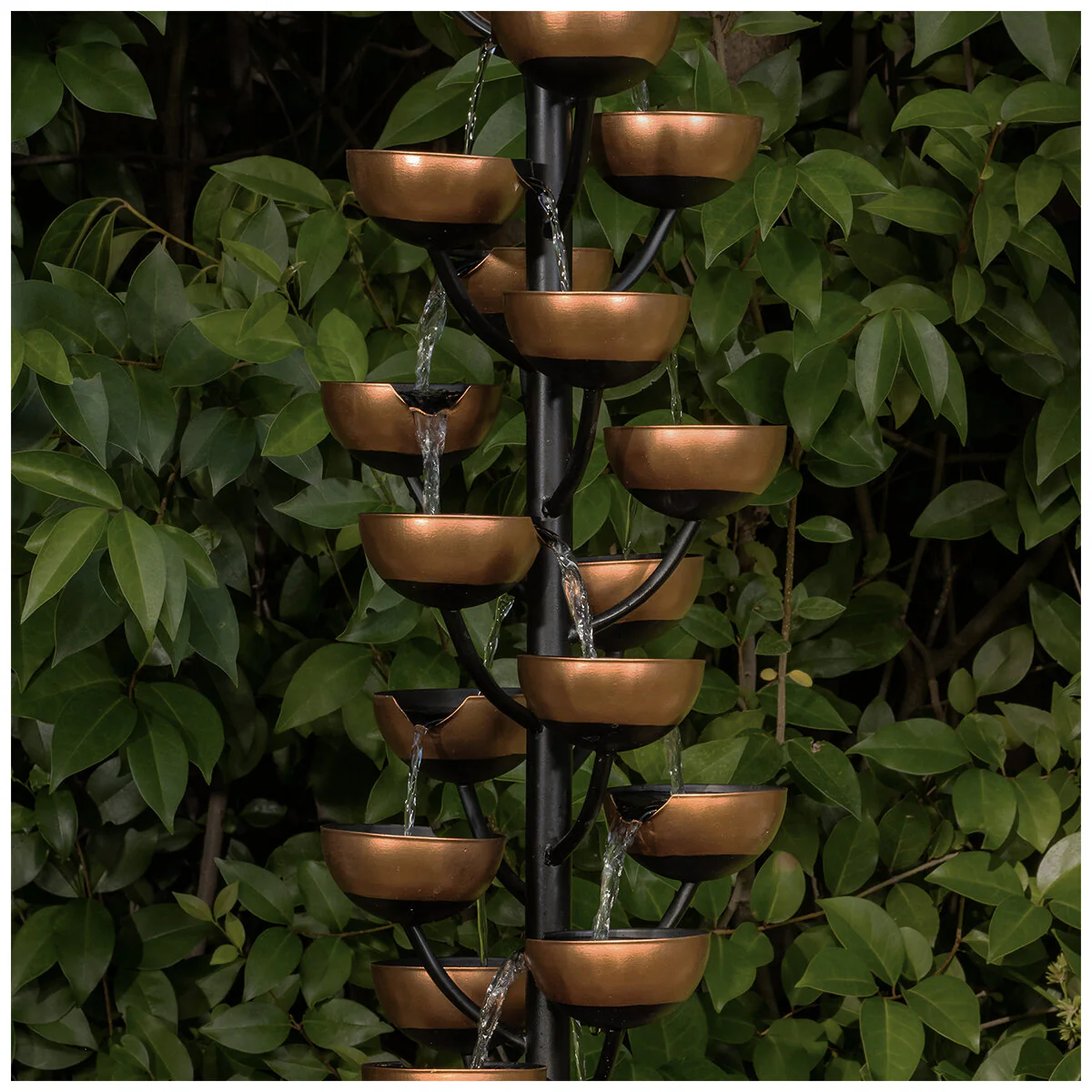 Bond Bloomington 31 Cup Cascading Fountain 1.65m Copper Brushed Bronze - Image 5